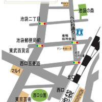 池袋 北口 ダンススタジオ レンタルスタジオ 地図 MAP